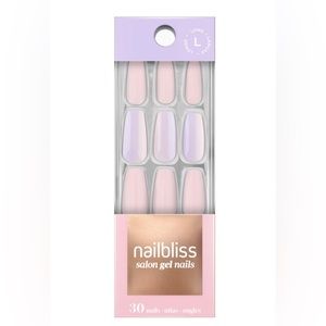 Nail Bliss “Independent Streak” Long Artificial Press On Nails NEW Gel Effect